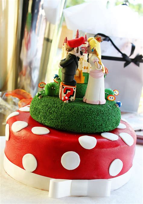Super Mario Bros Wedding Cake Pic Global Geek News