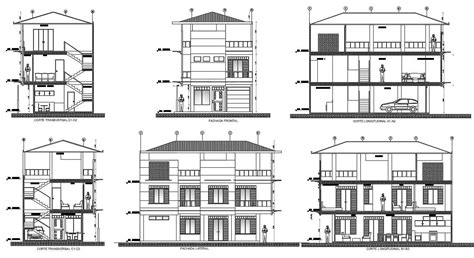 Bungalow Plan With Detail Dimension In Dwg File Cadbull