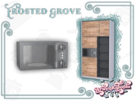 The Sims Resource Frosted Grove Microwave