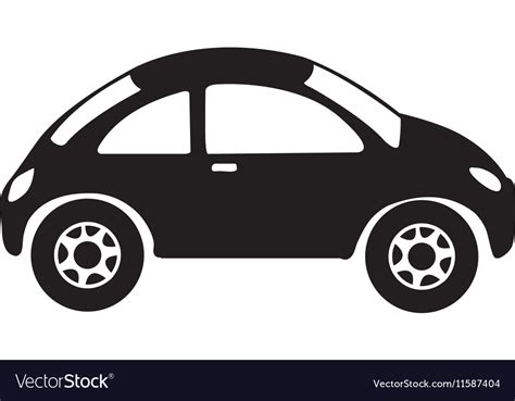 Car Pictogram Icon Image Royalty Free Vector Image