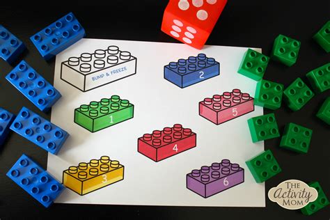 The Activity Mom Lego Dice Game Printable The Activity Mom