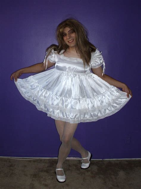 white sissy dress it s fun to curtsy in a cute sissy dress… flickr