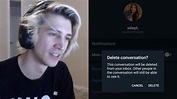xQc forced to delete DMs after Twitter account hacked
