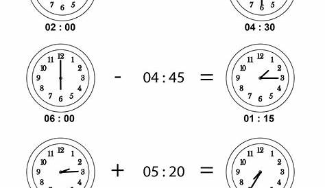 math fact cafe time worksheet