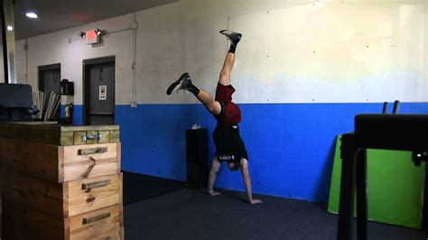 The Handstand Kickup Practice With Crossfit For Glory Youtube