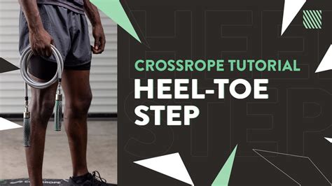 Jump Rope Exercise Tutorial Heel Toe Step Crossrope Youtube