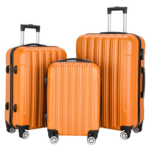 Ubesgoo Ubesgoo Luggage Sets Pcabs Durable Suitcase On Wheels Tsa