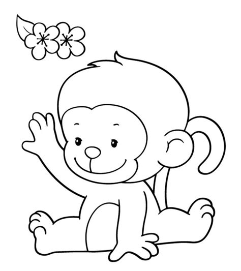 Top 25 Free Printable Monkey Coloring Pages For Kids Momjunction