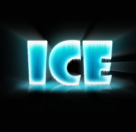 Ice Text Effect By Echucky On Deviantart