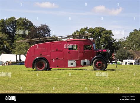 Vintage Fire Engine Stock Photo Alamy