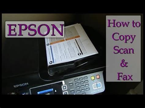 Turn off your computer and scanner, then check the usb cable connection between them to make sure it is secure. Learn how you can fax, copy and scan on an Epson Printer ...
