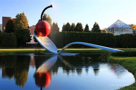 Minneapolis Sculpture Garden Spoon And Cherry Minneapolis Sculpture