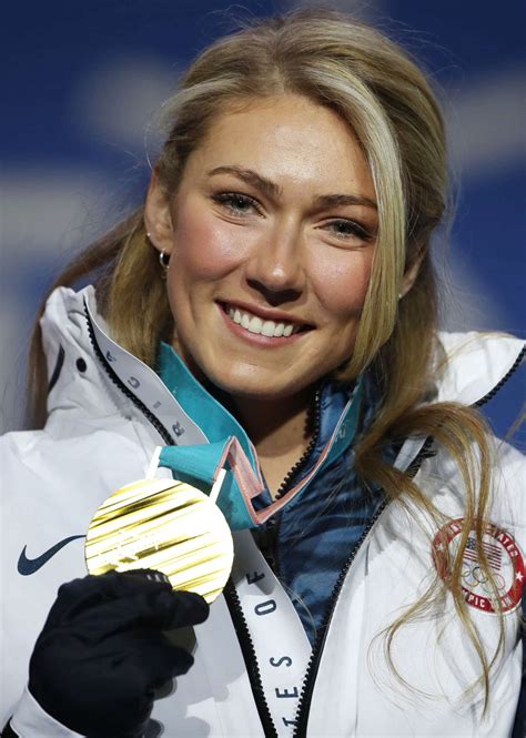 Mikaela Shiffrin - Award ceremony ALPINE SKIING at Olympic Winter Games ...