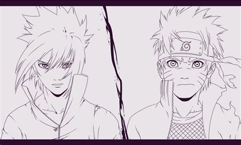 Dibujos De Chibi Naruto Y Sasuke Para Colorear Pintar E Imprimir Images