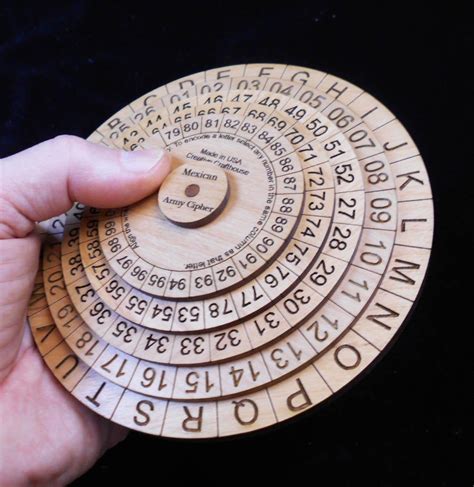 Mexican Army Cipher Disks Encryption Wheels Historical Powerful