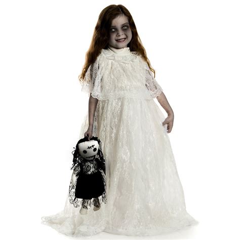 Vintage Doll Child Costume Large