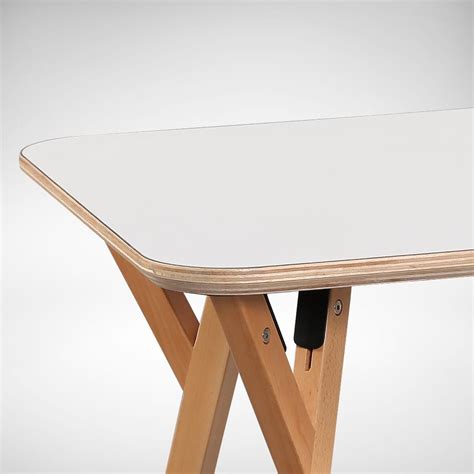 Plywood has been used to build furniture for decades. Laminated Tabletop With Natural Plywood Edging | Comfort ...