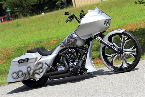 Image Cluster Custom Harley Davidson Bagger Hd Wallpapers Pictures