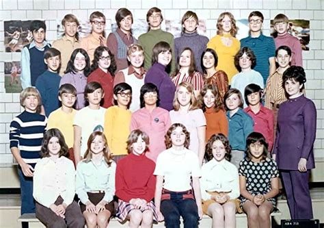 West Liberty School 8th Grade Class 197172