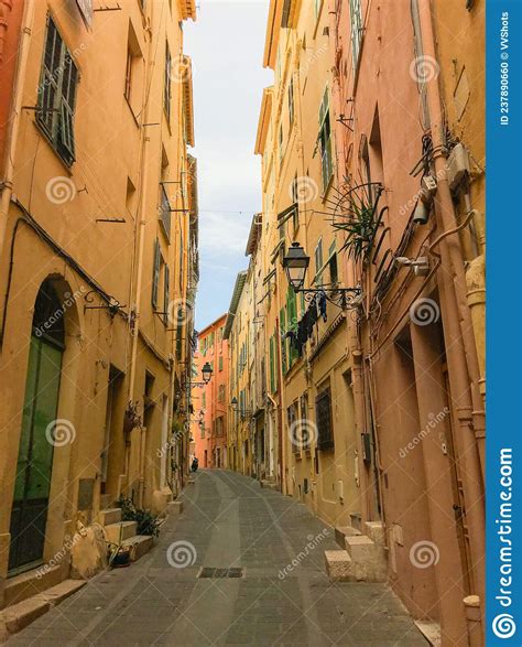 Menton Old Town South Of France Editorial Image Image Of