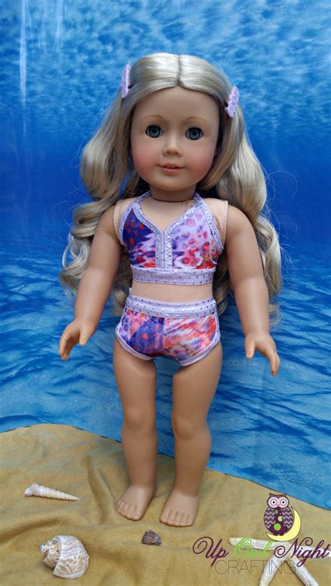 purple bikini american made for your 18 girl doll etsy doll clothes american girl american