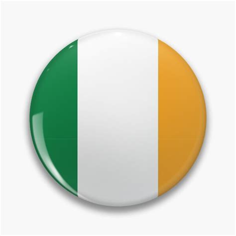 Irish Flag Pin For Sale By Designseventy Redbubble