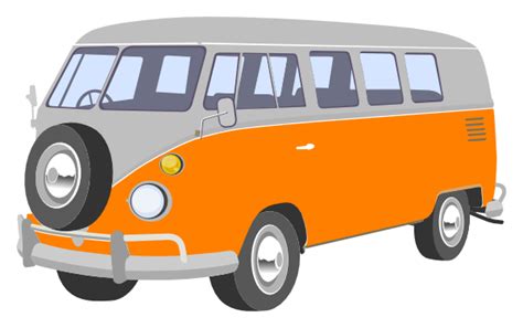 Vw Van Clip Art At Vector Clip Art Online Royalty Free