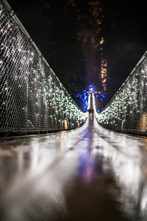 Holidays In Vancouver Canyon Lights At Capilano Suspension Bridge Park