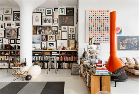My Houzz Walls Of Art And Glass In A Brooklyn Loft Eclectic Living