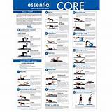 Fitness Exercises Core Images