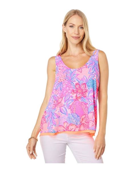 Lilly Pulitzer Synthetic Florin Sleeveless Scoop Neck Lyst