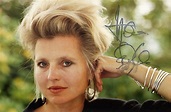 Hanna Schygulla | German autograph card. German actress and … | Flickr