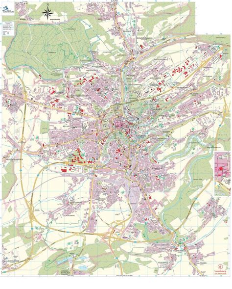 Luxembourg is one of the smallest countries in the entire continent of europe. Experiences in Luxembourg City: MAP of Luxembourg City