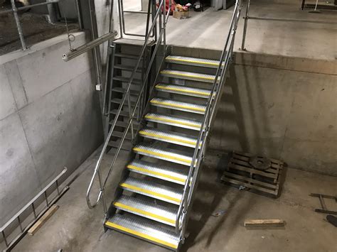 Prefab Stairs Industrial Steel Staircases Prefabricated Metal Stairs