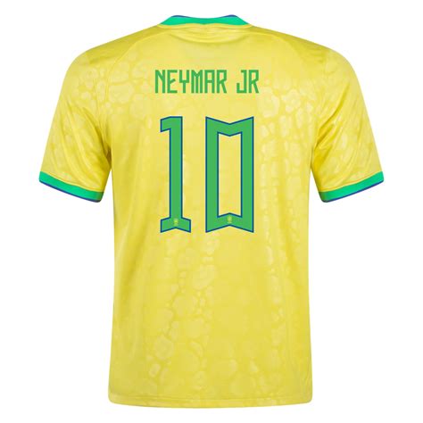 Neymar Brazil 2223 Home Jersey Sidejersey