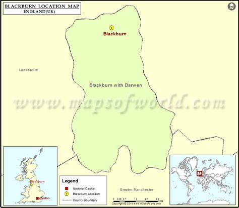 Where Is Blackburn Location Of Blackburn In England Map