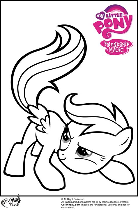 Scootaloo Coloring Pages