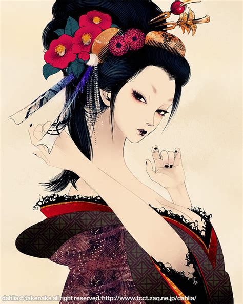 Colorvarikleur Geisha Tattoos Japanese Illustration Art Et Illustration Art Geisha Geisha