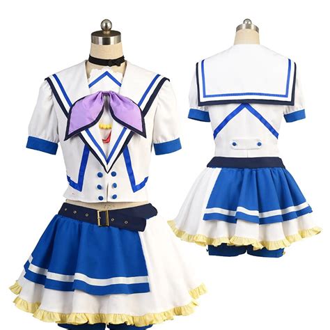 Lovelive Sunshine Aqours Mari Ohara Jumping Heart Cosplay Anime Uniform Party Dress Costume On