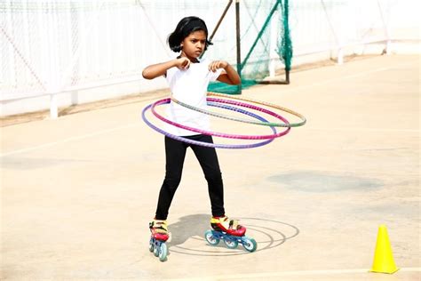 Youngest To Spin Three Hula Hoop While Inline Skating
