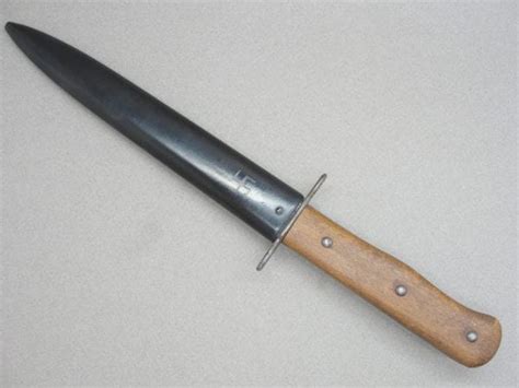 Ww2 German Fighting Knife Marked W On Blade Original German Militaria