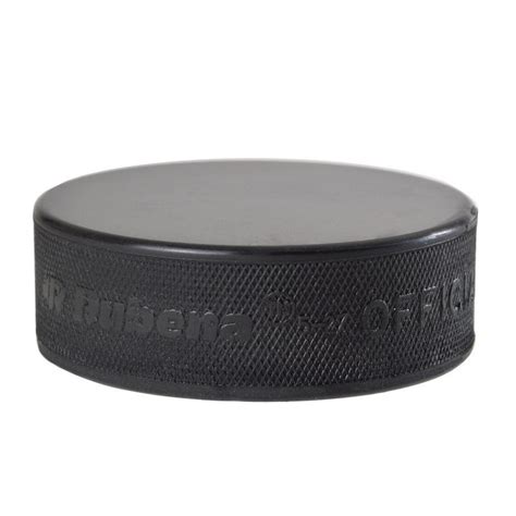 Available in a bright orange and red colour for increased visibility Rubena hockey puck
