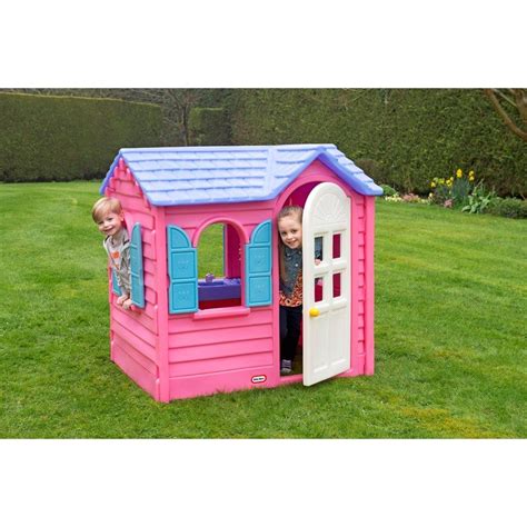Deluxe Playhouse With Table And Chairs Smyths Wooden Playhouse Bet