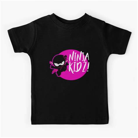 Ninja Kidz Pink Kids T Shirt Ninja Kids T Shirt Casual For Etsy