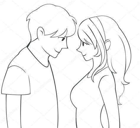 Cartoon Couple Drawing At Getdrawings Free Download