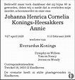 Johanna Henrica Cornelia (Annie) Konings - Heesakkers 13-02-2008 ...