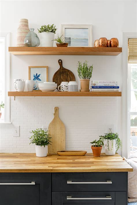 How To Effortlessly Style Open Kitchen Shelves In 5 Easy Steps