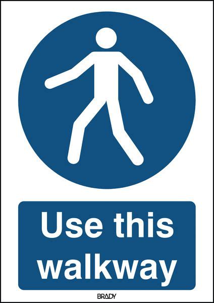Toughwash Use This Walkway Sign Seton