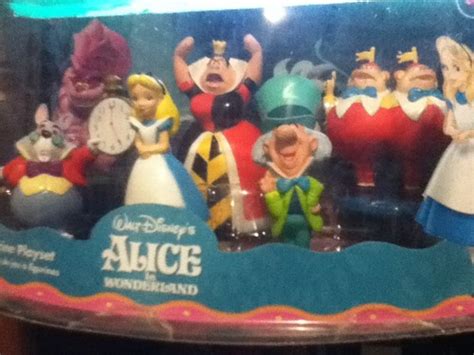 Disney 6 Piece Alice In Wonderland Figure Play Set Cake Toppers 434884826