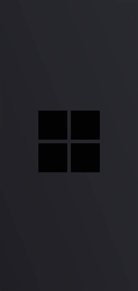 1080x2270 Windows 10 Logo Minimal Dark 1080x2270 Resolution Wallpaper